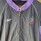 Reebok Sacramento Monarchs Wnba Jacket Size L Black Purple Team Apparel
