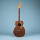 1960s Vintage Fender Newporter Acoustic Guitar Mahogany W  Case Excellent Con 