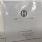 Hotel Collection California King Sheet Set 1000 Tc White 4 Piece Nip
