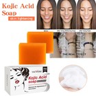 1-5x Kojic Acid Soap Dark Spot Whitening Turmeric Soap Skin Bleaching Lightening