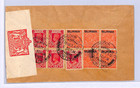 Burma Ww2 Kgvi Cover Kgv  india   mixed Franking  1940 Usa St Louis Censor Wd16