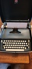 Vintage Smith Corona Super Sterling Portable Typewriter With Case - Excellent
