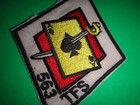 Us Air Force 563rd Tactical Fighter Squadron Ace Patch From Vietnam War Era