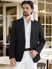 Men s One Button Slim Fit Suit Jacket Lightweight Blazer For Business Casual