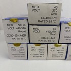 Lot Of 10 New Supco Hvac Run Capacitors     Mixed Mfd  370 440vac  Round oval