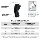 Breathable Sports Knee Pads Knee Compression Sleeve Knee Support For Running Gym