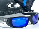 New Oakley Gascan Thin Blue Line Polarized Galaxy Blue Mirror Lens Sunglass 9014