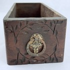 Antique Treadle Sewing Machine Wood Oak Drawer Farmhouse Decor Box  13   