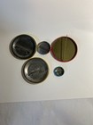 Lot 5 Vintage Buttons Pins 70   s 80   s Reagan Oberlin And More