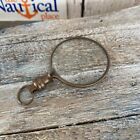 Antique Vintage Brass Handle Magnifier Nautical Magnifying Glass For Men Gift