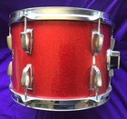Ludwig 1968 Vintage 9x13 Red Sparkle 3 Ply Hollywood Rack Tom Decent Cheap Price