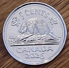 2026-w Mintmark Canada 5 Cent Nickel Unc Coin Winnipeg 50th Anniversary From Set