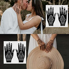 14 Sheets Henna Tattoo Stencils Kit For Hand Body Art