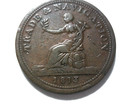 1813 Nova Scotia - Trade   Navigation  Penny Token - Charlton  198a High Grade