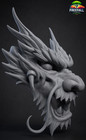 Dragon Wall Mount Figurine Gothic Fantasy Decor 12 Inch Hanging Sculpture