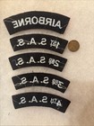 Nice Assortment Ww2 British Special Air Service Sas Embroidered Shoulder Titles