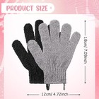 104 Pcs Exfoliating Glove Bulk Shower Gloves With Hanging Loop Exfoliating Body 