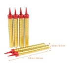 6pcs Cake Decoration Birthday Sparkling Candles Parties Celebrations Candles