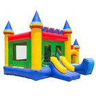 Commercial Bounce House 100  Pvc Inflatable Castle King Jumper Slide W Blower