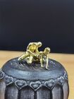 Solid Bronze Copper Statue Hand Carved Penis Love Man Woman Amulet 80247