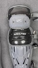 Rawlings Baseball Catcher s Leg Guards Gray Black Adult Set 16 1 2 To 17 Inch