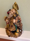 Vintage Chinese Shou Lao Longevity Figure With Carved Maker s Seal - 9  Tall