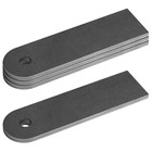 4 Pack 6  Height Weld-on Long Tabs  1 4  Steel Shock Mount Tabs  1 2  Hole  