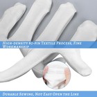5pairs  10pcs  Moisturizing Gloves Overnight For One Size  pack Of 10   White 