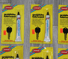 Lot Of 12 Vintage  Panef Powdered Graphite Lock Lubricant Nos New 6 5 Grams