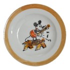 Vtg 30 s Disney Mickey Mouse Lusterware Child s 3pc Set Teacup  Saucer  Plate