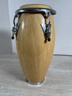 Hand Crafted  Wood Mini Tunable Lp Conga Drum Thailand 11    Tall Pre-owned