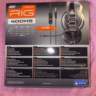 Nacon Rig 400hs Ps4 Gaming Headset 3 5mm Wired Stereo Mic New Sealed Black