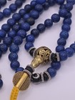108 Bead Lapis Lazuli Buddhist Prayer Mala Necklace Tibetan Style Meditation
