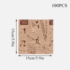 Baking Supplies Baking Paper Oil-proof Wax Paper Bread Mat Anti Stick Safty