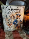 Primitive Folk Antique Vintage Colonial Americana Style Yankee Doodle 1776 Sign