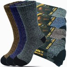 3-12 Pairs Mens Winter Heavy Duty Thermal Warm Cotton Crew Work Boots Socks 9-13