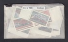 Us Discount Bulk Postage -  33 Worth Of 33 Cent Stamps - 100 Stamps Below Face 