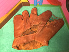 Vintage Baseball Mitt Split-finger Glove