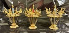 Vintage Toledo Spain Sword Cocktail Pick 3 Sets  Lot Of 28 Appetizer Skewers Mcm