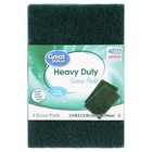  8 Pack    Heavy Duty Scour Pads  4 Count