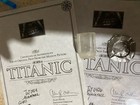 Titanic 1998 Screen Used 2 Movie Prop Lot W studio Coa Leonardo Dicaprio