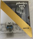 Phelps Ninja Swim Googles With Mirrored  Lenses Adult Unisex New In Box Black