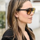 Retro Vintage 70s Sunglasses For Men Women Oversized Yellow Lens Shades