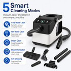 6 Gal Steam Carpet Cleaner Wet Dry Vacuum Hot Water Extractor Upholstery Washer