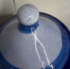 Vintage Tonal   Mexican Folk Art Lidded Pottery Jar Signed  Birds   Flowers