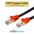 Outdoor Cat7 Patch Cord Shielded 26awg Ethernet Cable Sftp Lan Rj-45 6-200ft Lot