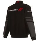 Authentic Dodge Charger Embroidered Cotton Jacket Jh Design Black New 