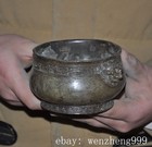5 old China Ancient Dynasty Bronze Fengshui Beast Incense Burner Censer Statue