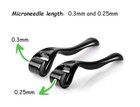 2 Pack Derma Roller Microneedle With 540 Titanium - Micro Needles Tool 