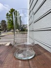 Clear Glass Cylinder Vase Only 10   x 5   
